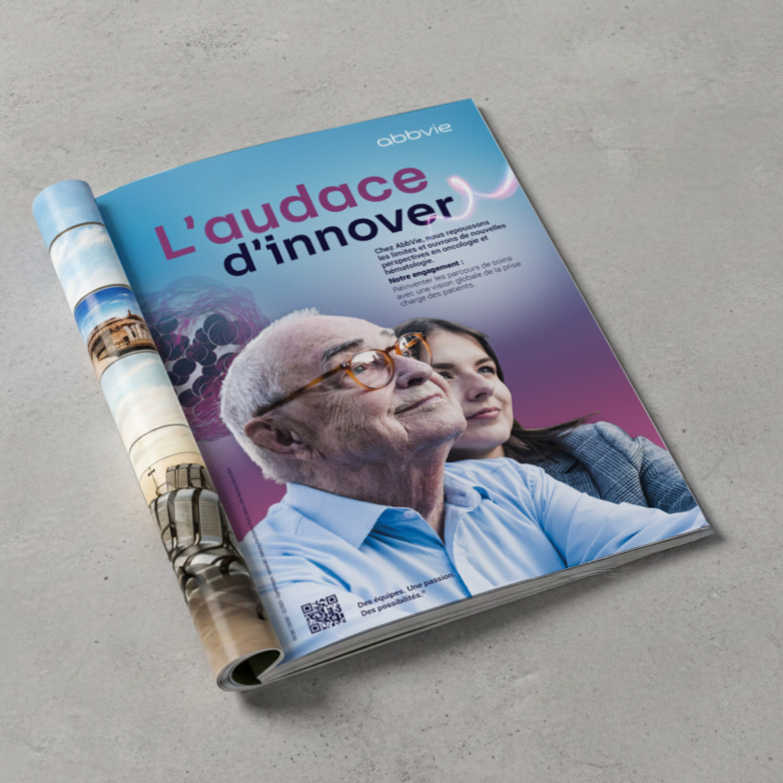 Annonce presse, Key visual